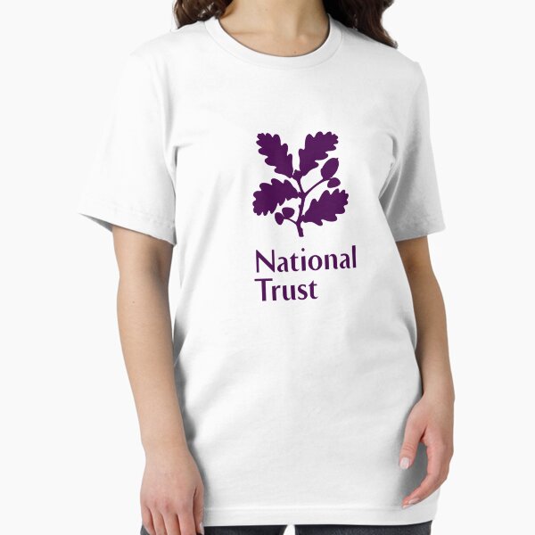 Item preview, NATIONAL TRUST oak leaf acorn PURPLE logo  designed and sold by queensmoothy.