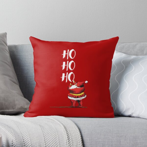 Ho Ho Ho Throw Pillow
