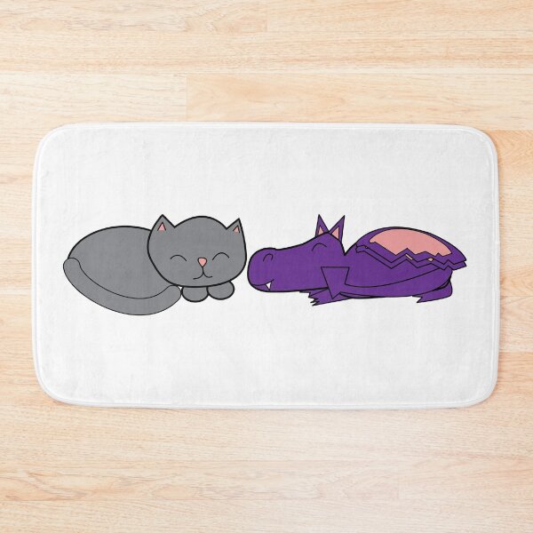 Item preview, Cat and Dragon Sleeping designed and sold by ValeriesGallery.