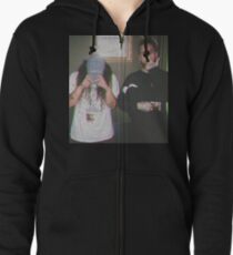 Sudadera con capucha y cremallera $ uicideBoy $