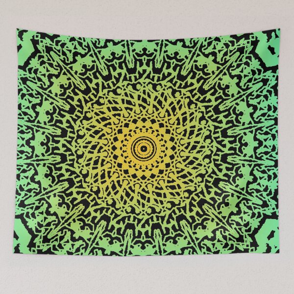 Item preview, Jade Green Gradient Mandala  designed and sold by AbundanceSeed.