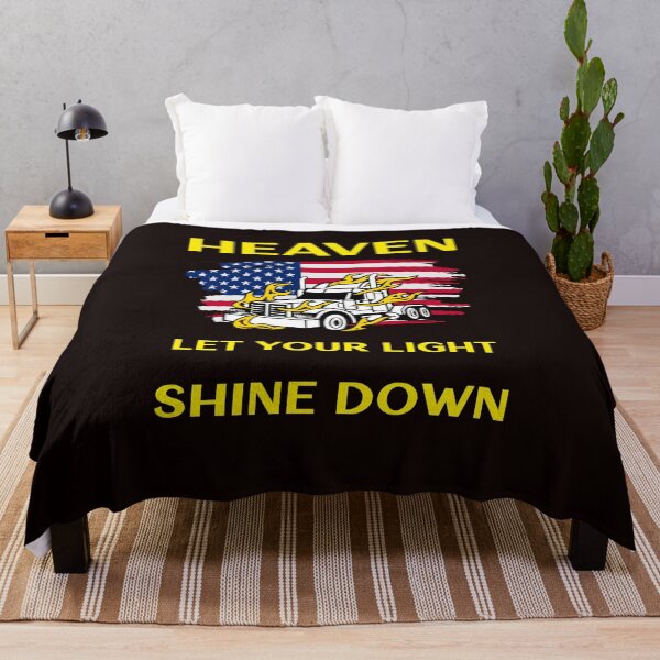 Item preview, American Trucker, Heaven Let Your Light Shine Down WY designed and sold by TeamsterLife.