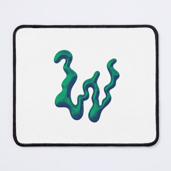 Item preview, GREEN W LETTER CHROME DESIGN! designed and sold by MeBrokeStudent.