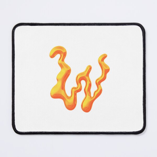 Item preview, ORANGE W LETTER CHROME DESIGN! designed and sold by MeBrokeStudent.