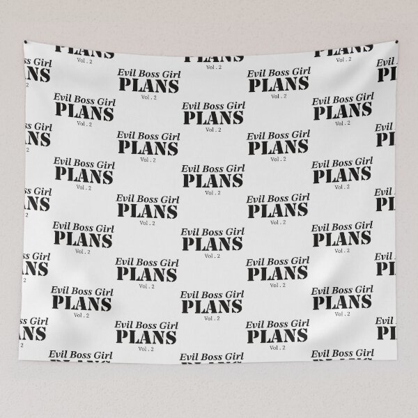 Item preview, Evil Boss Girl Plans designed and sold by ArtBySymone.
