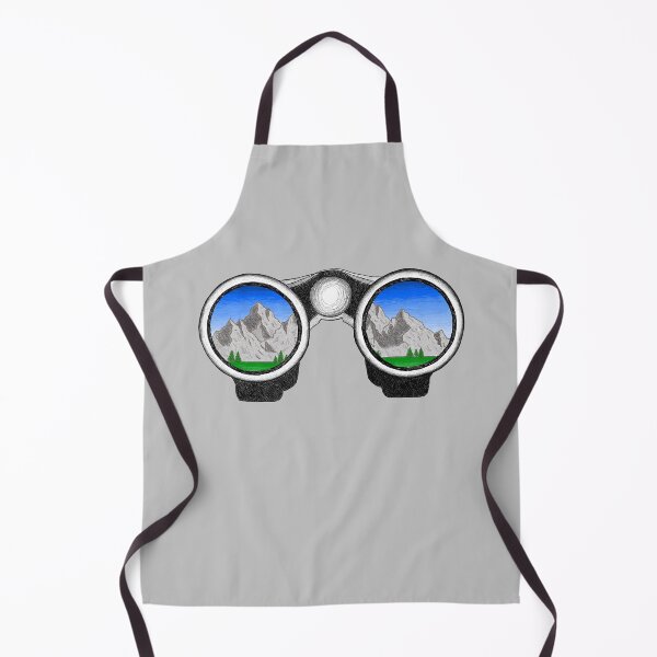 Item preview, Binoculars with Mountain View designed and sold by niccdefilippis.