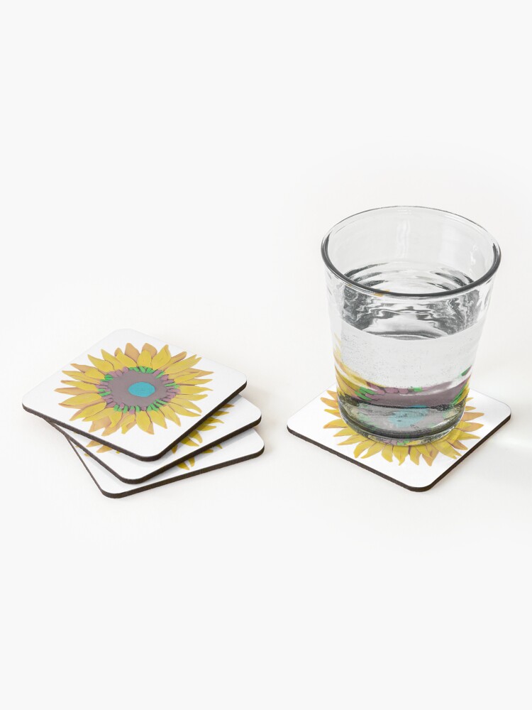 Posavasos (lote de 4) «Plastilina Girasol» de Icon-Fashion | Redbubble