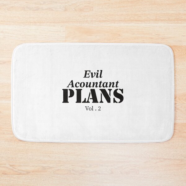 Item preview, Evil Acountant Plans designed and sold by ArtBySymone.