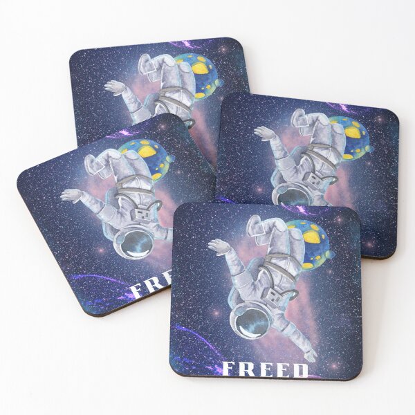 Item preview, Astronaut Watercolor Freed in Space designed and sold by Dewlangrial.