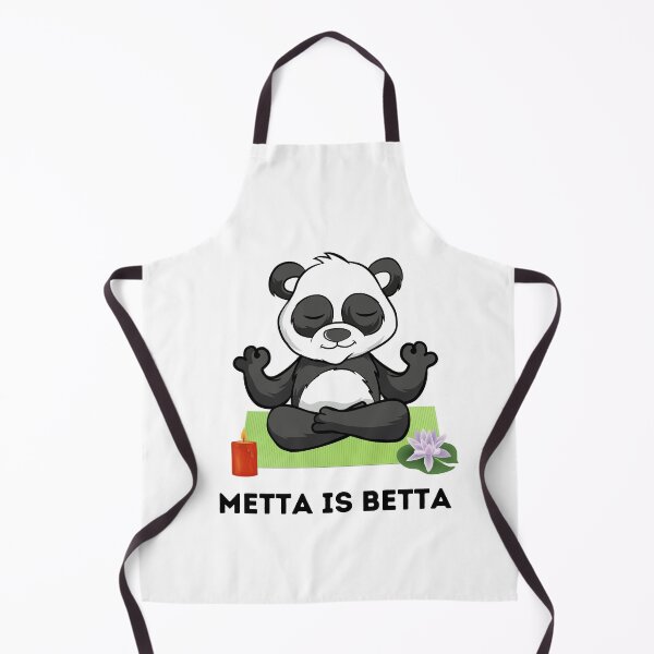 Item preview, Panda Gifts - Metta Is Betta Panda Meditating Meditation Design designed and sold by WUOdesigns.