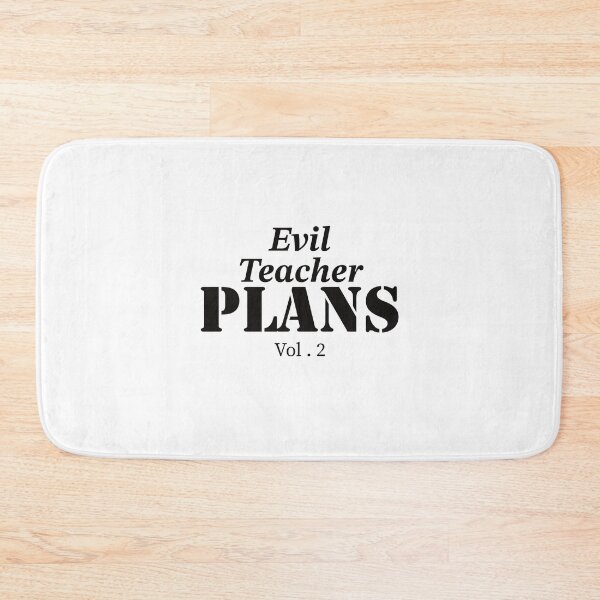 Item preview, Evil Teacher Plans designed and sold by ArtBySymone.