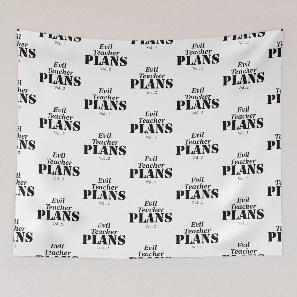 Item preview, Evil Teacher Plans designed and sold by ArtBySymone.