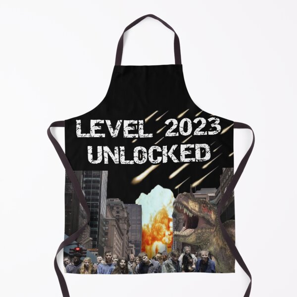 Item preview, Level 2023 Unlocked Funny Doomsday Poster designed and sold by Teetans.