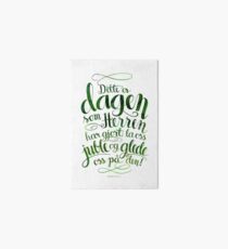 Dette er dagen Art Board Print