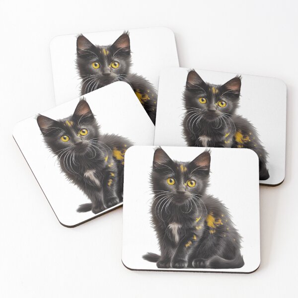 Item preview, MY LITTLE CAT WITH EYES YELLOW  designed and sold by JequiPrint.