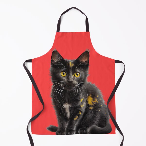 Item preview, MY LITTLE CAT WITH EYES YELLOW designed and sold by JequiPrint.