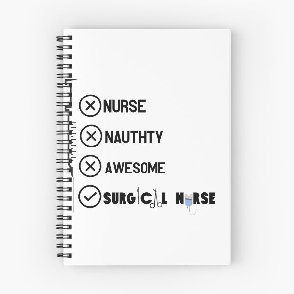 Item preview, nice naughty awesome surgical nurse designed and sold by BetterMindsTees.