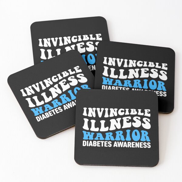 Artikelvorschau, Diabetes-Bewusstseins-Zitate: Invisible Illness Warrior entworfen und verkauft von AMINE ★★★★★.