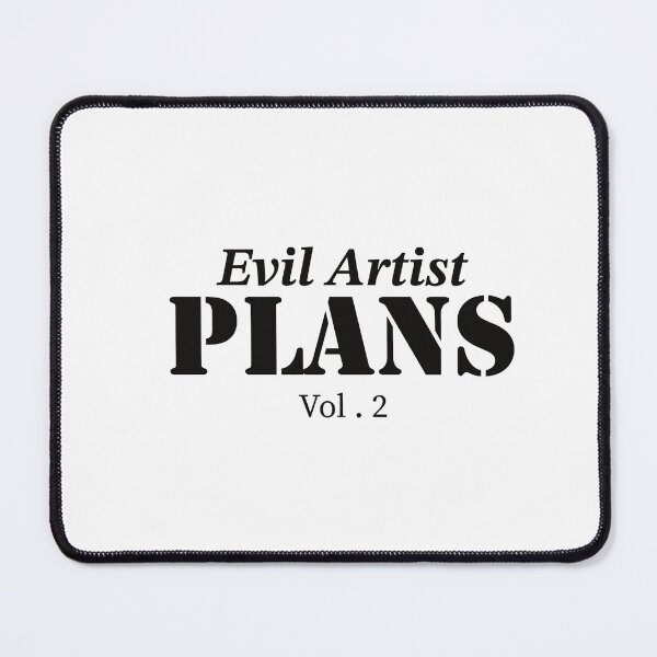 Item preview, Evil Artist Plans designed and sold by ArtBySymone.