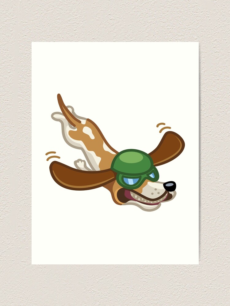 Alternate view of Beagle Dog tshirt - Dog Gifts for Beagle Dog Lovers Art Print