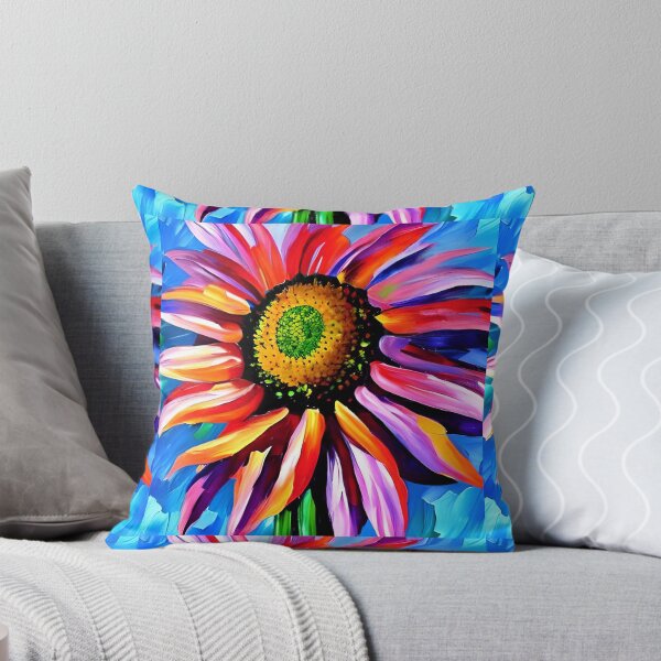 Item preview, Double Stem Coneflower Painting designed and sold by Milky-Way-Local.
