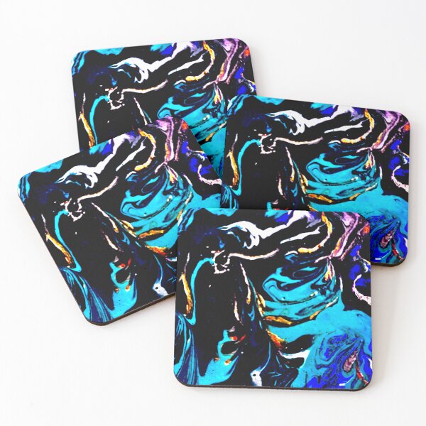 Item preview, Abstract pouring acrylic fluid paint  designed and sold by baksuart.