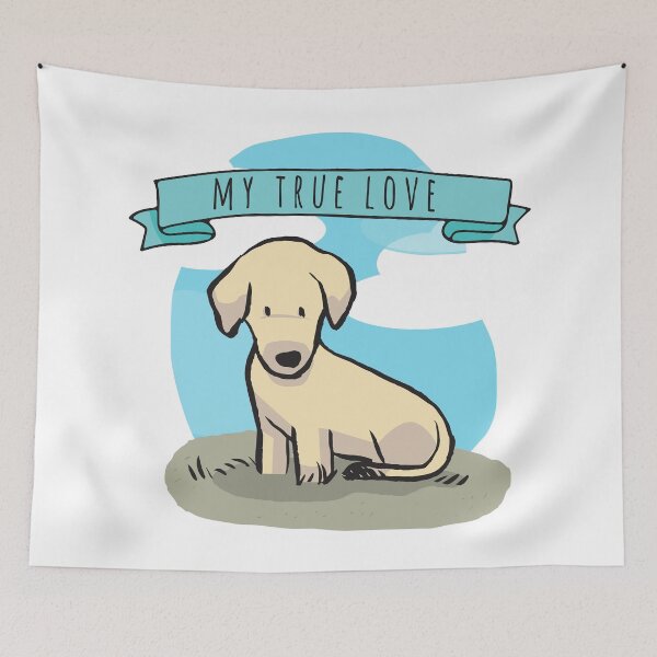 Item preview, My True Love - Ucero labrador retriever puppy - Pets P25 designed and sold by AJATheWholeGang.