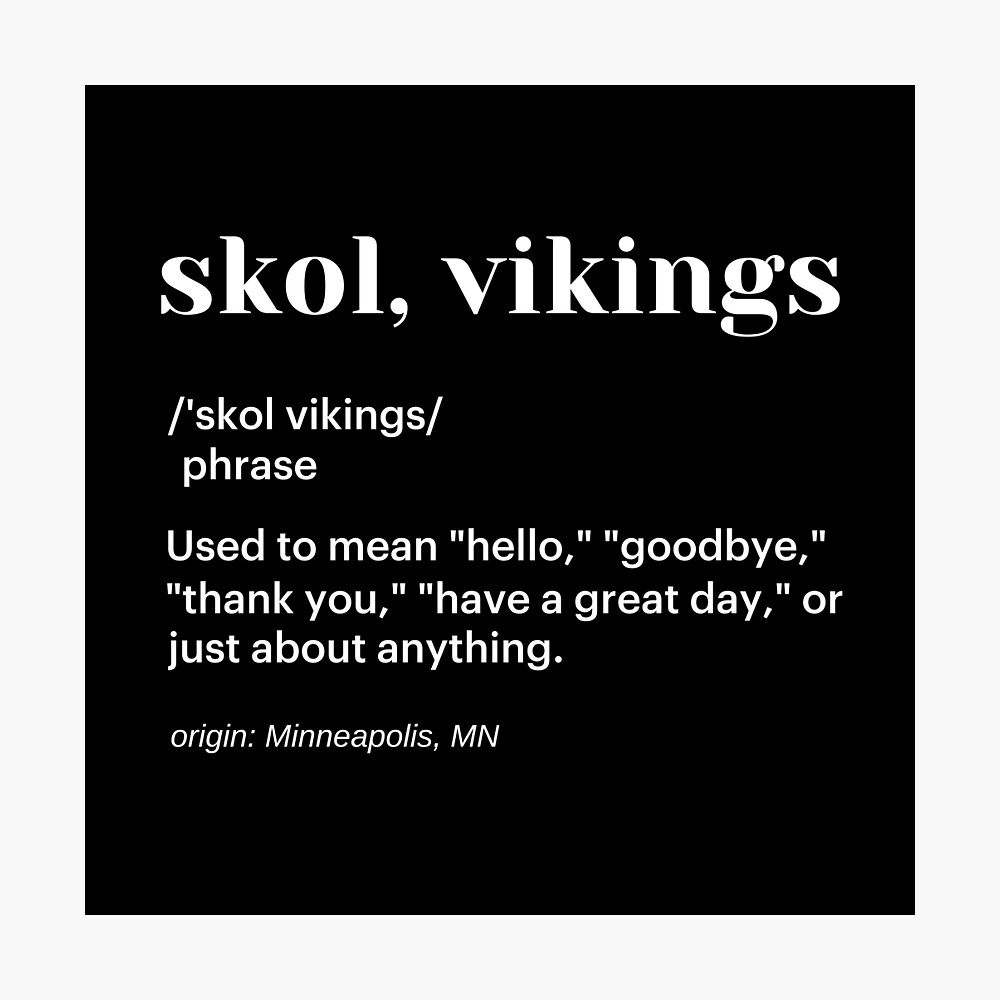 Vikings explained: What does Skol mean, where did Skol come from