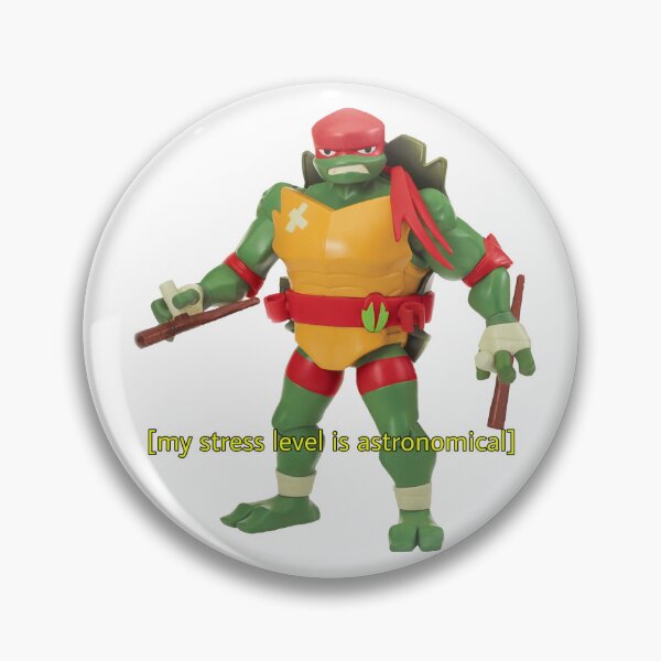 Item preview, ROTTMNT Raph Figure Meme designed and sold by slothandpride.