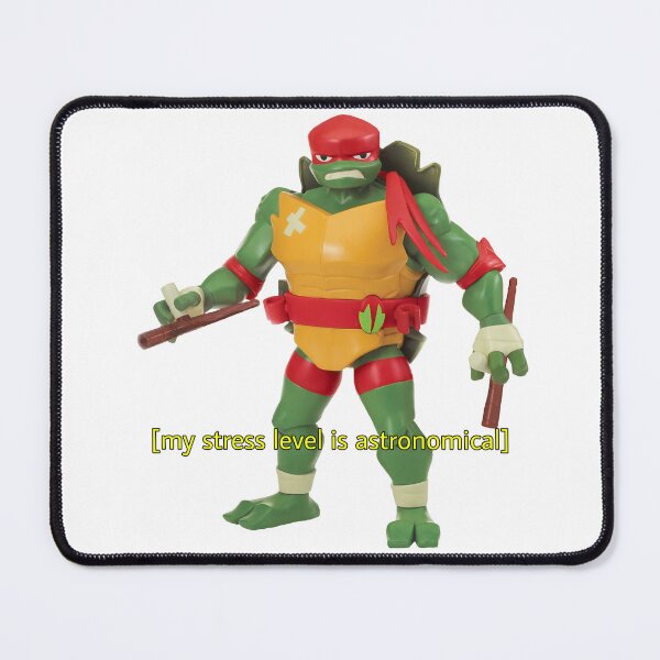 Item preview, ROTTMNT Raph Figure Meme designed and sold by slothandpride.