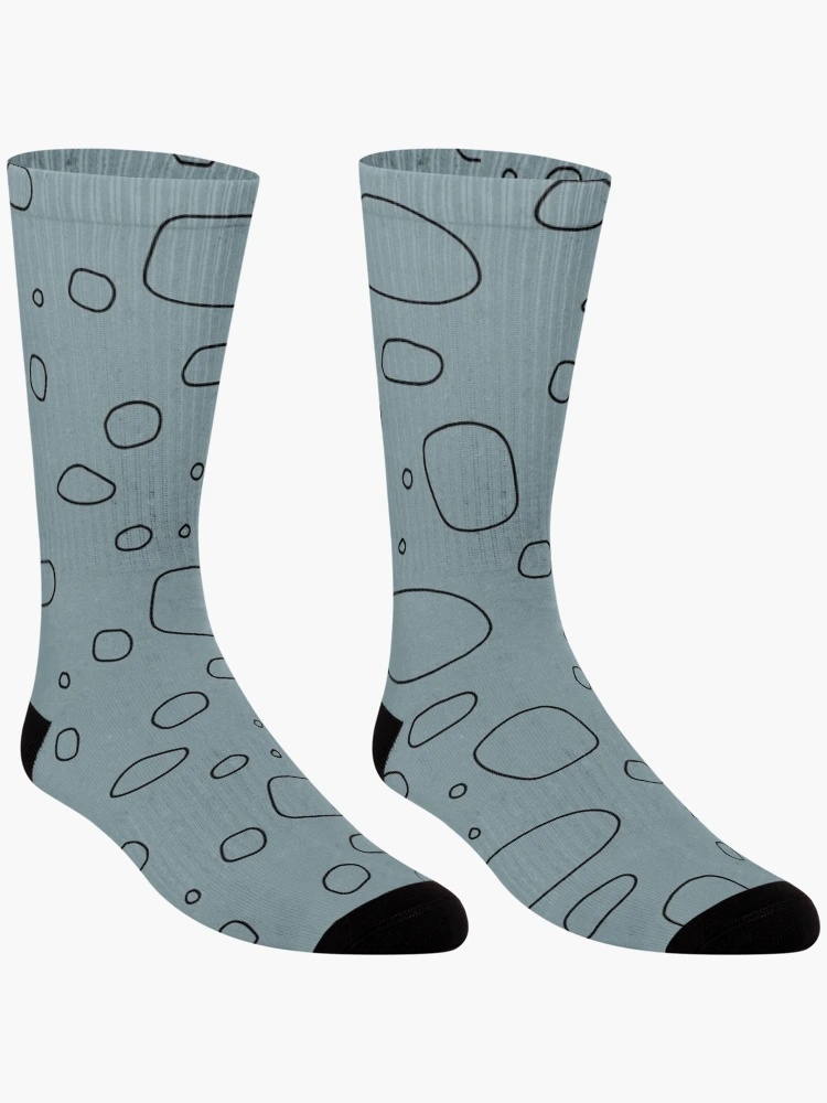 Thumbnail 3 of 5, Socks, Abstract Rocks and Stones Pattern designed and sold by PaperRain.