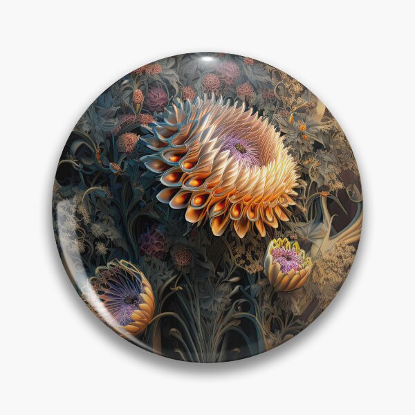 Item preview, Un ramo de flores fractal designed and sold by Daniel Leighton.