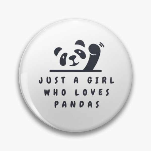 Item preview, Just a girl who loves pandas designed and sold by mylittlepet.