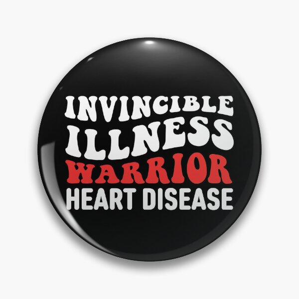 Item preview, Heart Disease Awareness Quotes: Invisible Illness Warrior designed and sold by AMINE  ★★★★★.