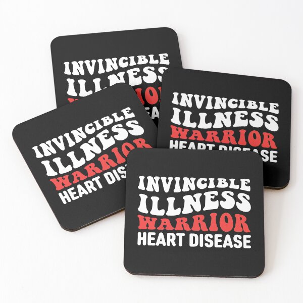 Item preview, Heart Disease Awareness Quotes: Invisible Illness Warrior designed and sold by AMINE  ★★★★★.