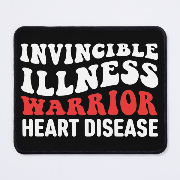 Item preview, Heart Disease Awareness Quotes: Invisible Illness Warrior designed and sold by AMINE  ★★★★★.