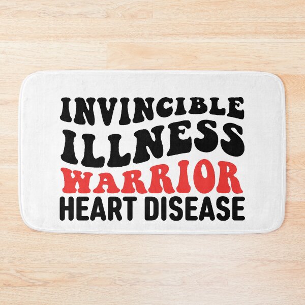 Item preview, Heart Disease Awareness Quotes: Invisible Illness Warrior designed and sold by AMINE  ★★★★★.