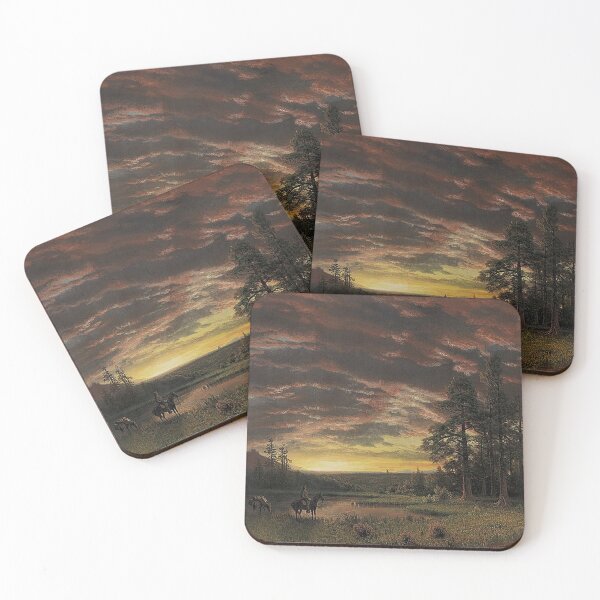 Item preview, Albert Bierstadt - Evening on the Prairie designed and sold by tomorrowsart.