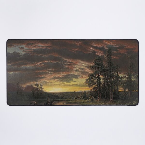 Item preview, Albert Bierstadt - Evening on the Prairie designed and sold by tomorrowsart.