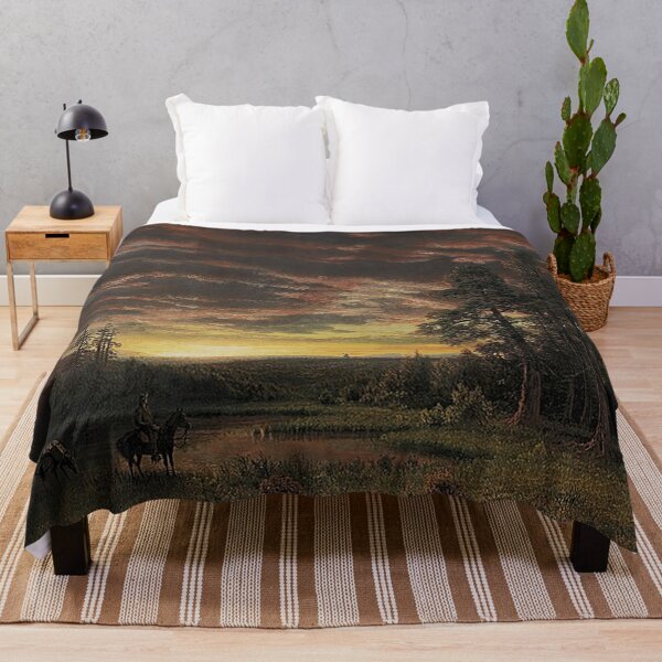 Item preview, Albert Bierstadt - Evening on the Prairie designed and sold by tomorrowsart.