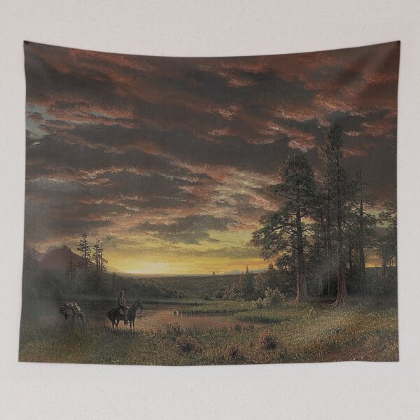 Item preview, Albert Bierstadt - Evening on the Prairie designed and sold by tomorrowsart.