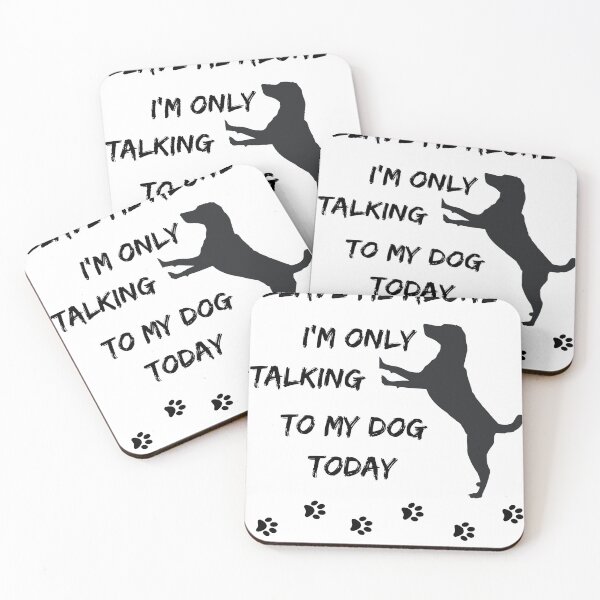 Item preview, Leave me alone I’m only talking to my dog today Essential T-Shirt designed and sold by BestArtDZ.