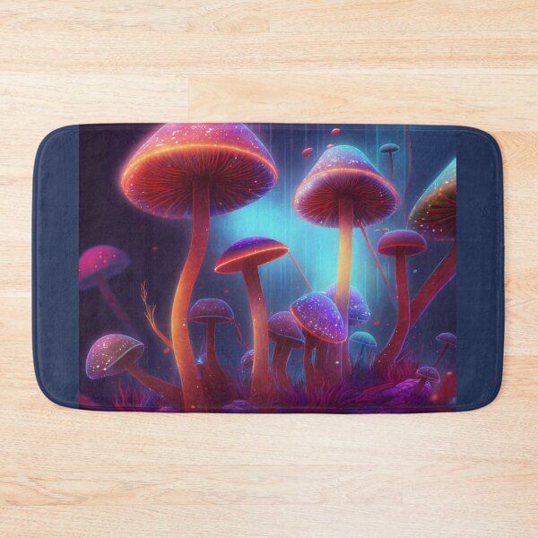 Item preview, Colorful magic mushrooms art. designed and sold by Maniock.
