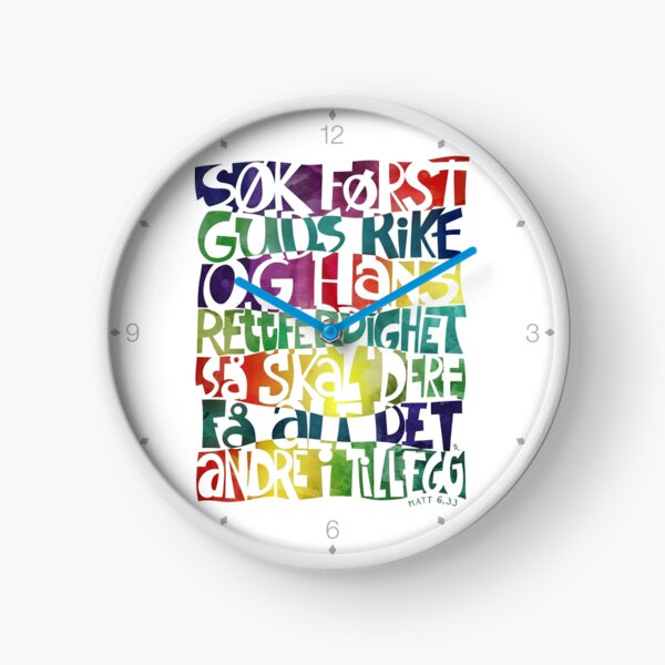 Søk først Guds rike Clock