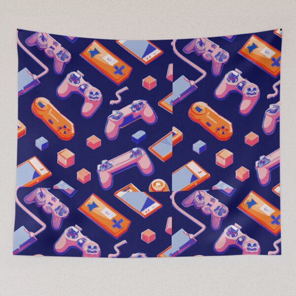 Item preview, Funky Gamer Pattern designed and sold by Boztik-Designs.