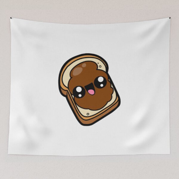 Item preview, Cute Kawaii Nutella Toast Pocket Logo designed and sold by Dope Trends ☑️.