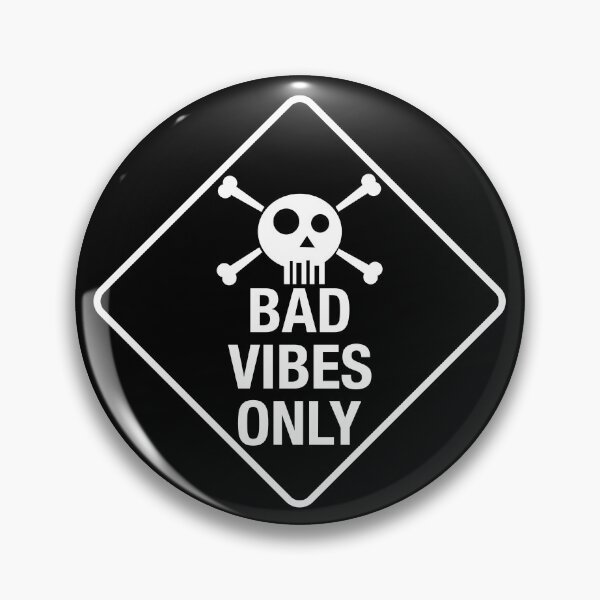 Item preview, Bad Vibes Only - Funny Sign - White designed and sold by LongTunnel.