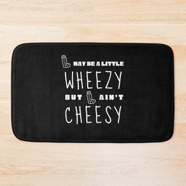 Item preview, Wheezy Not Cheezy Inhaler Doctor Nurse Asthma Awareness Month Shirt May 2023 Breathing Lungs Allergies Respiratory Cute Inspirational Motivational Spiritual Funny Gift designed and sold by EpsilonEridani.