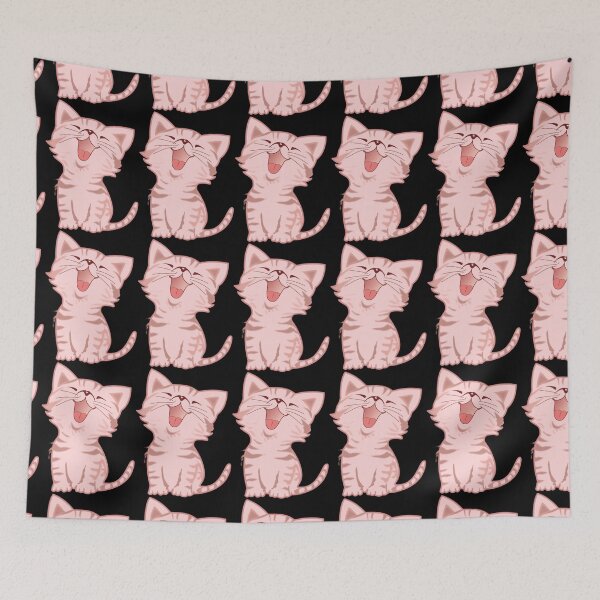 Item preview, Pink Laughing Cat designed and sold by Pink-Pencil.