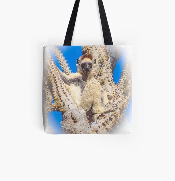 Living in the spiny forest All Over Print Tote Bag